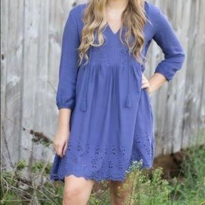Alya short blue dress from Francesca’s
